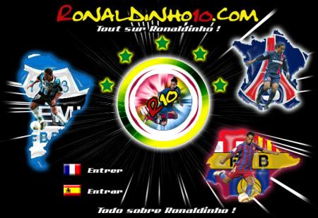 ronaldinho le grand star bresilien